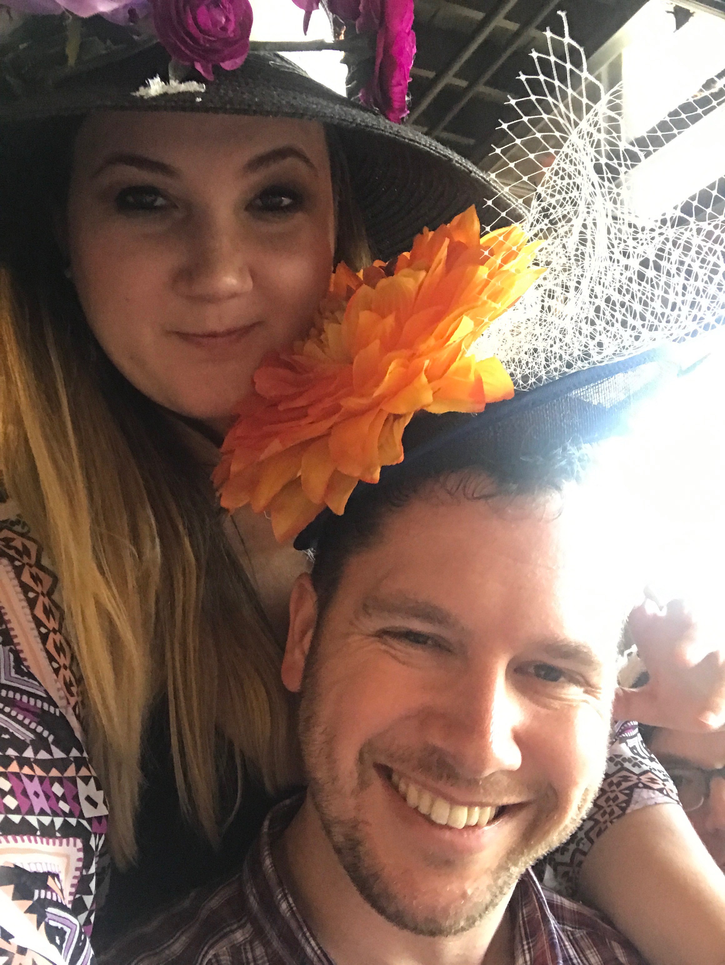 Erin's Kentucky Derby themed birthday party (with homemade hats), Fort Collins, CO