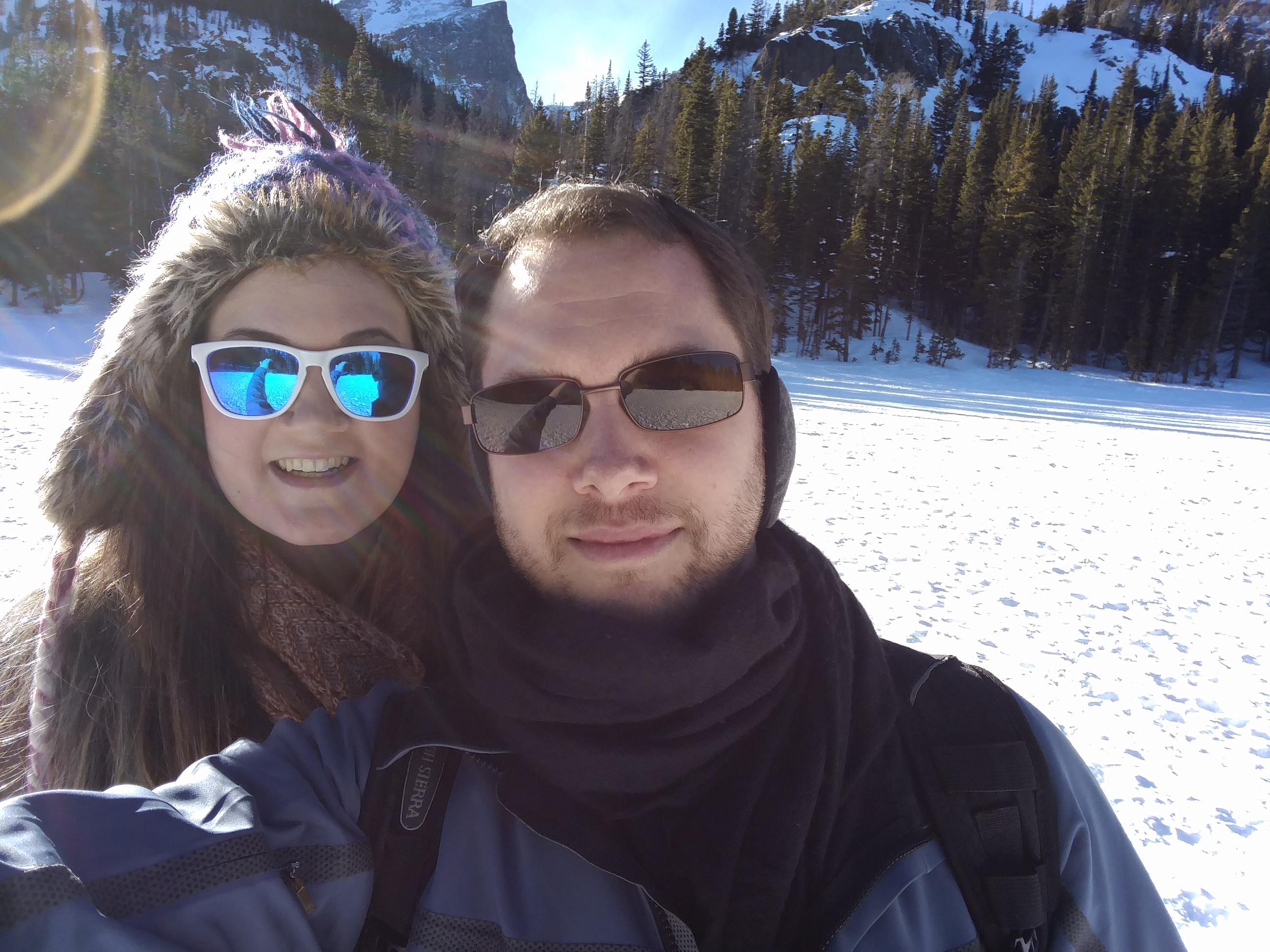 Snowshoeing in Rocky Mountain National Park, Colorado