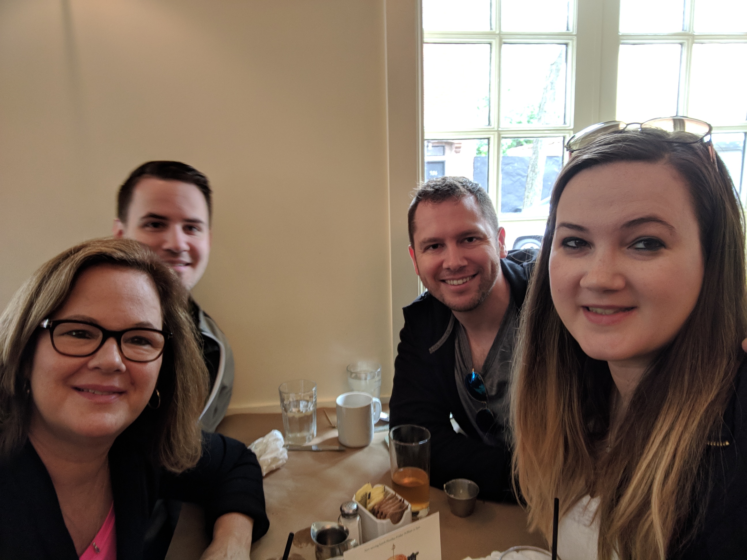 Visit from Lauren's mom, Eileen, and brother, Steve, in Brooklyn, NY